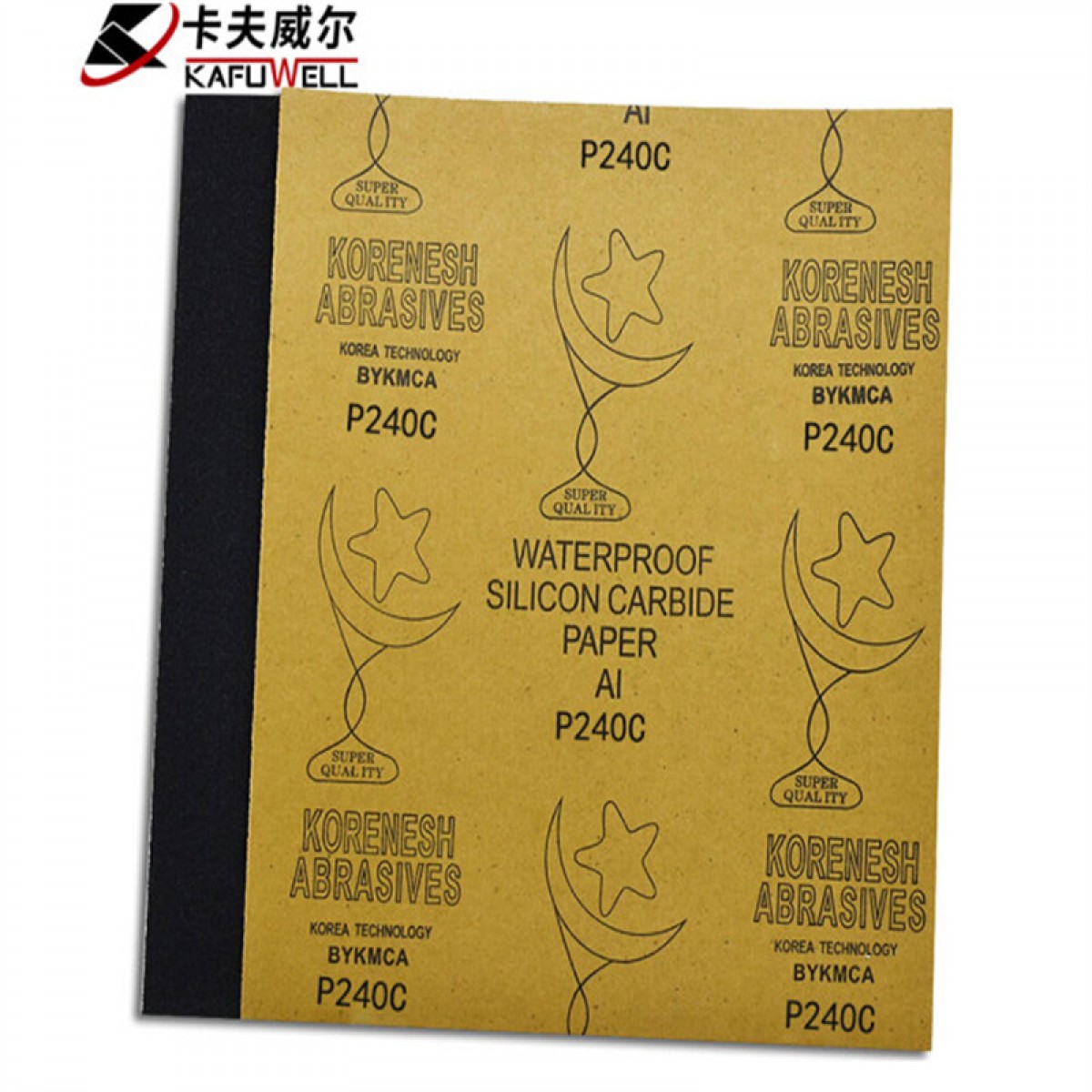 卡夫威尔 水磨耐油砂纸 干湿两用砂纸(240目)230*280mm 10片装 YS3023 单位：包
