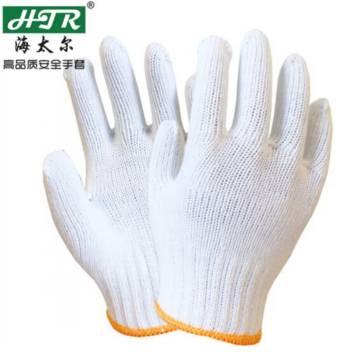 海太尔（HTR）0004 纱线手套 轻型耐磨防滑 装卸搬运透气劳保手套 12副/打