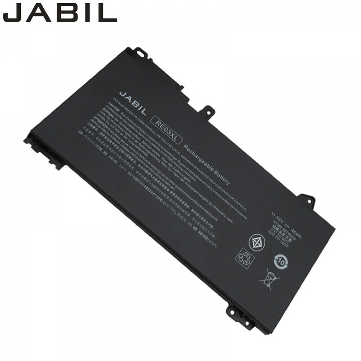 JABIL适用HP惠普 ProBook 430G6 440G6 445G6 450G6 455RG6 440G7 战Zhan66 Pro 14 G2/G3 RE03XL笔记本电池