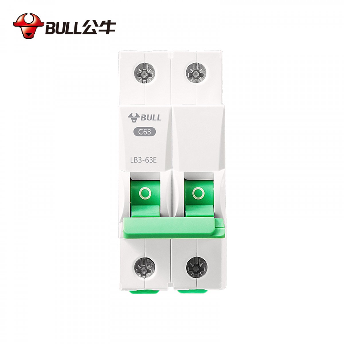 公牛(BULL) LB3-63E空气开关2P小型断路器2P双极双进双出10A-63A 单位：个（63A）