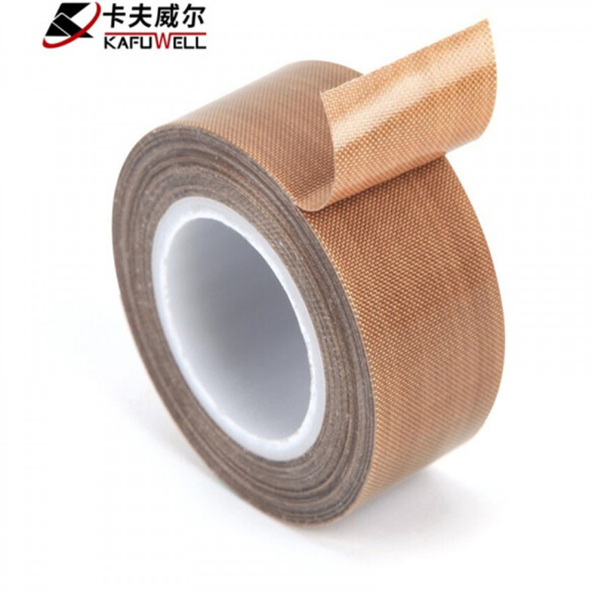 卡夫威尔 耐高温特氟龙电工胶布 加厚阻燃隔热绝缘胶带 25mm*10m TE3499 5卷起订 单位：卷