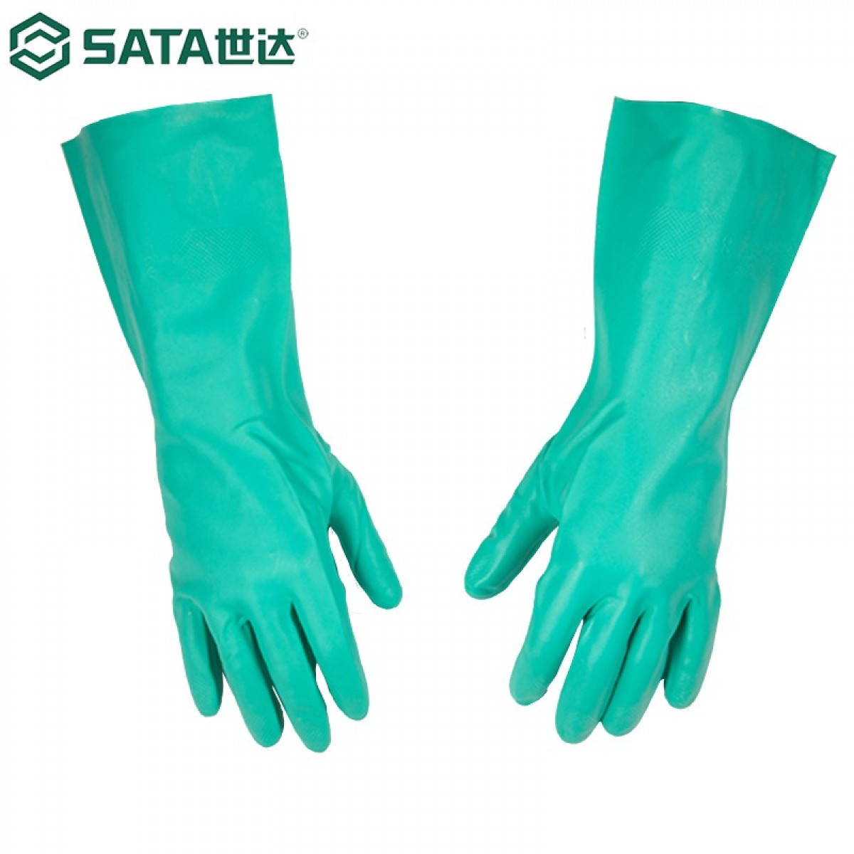 世达（SATA）SF0402-9丁腈植绒里防化手套9