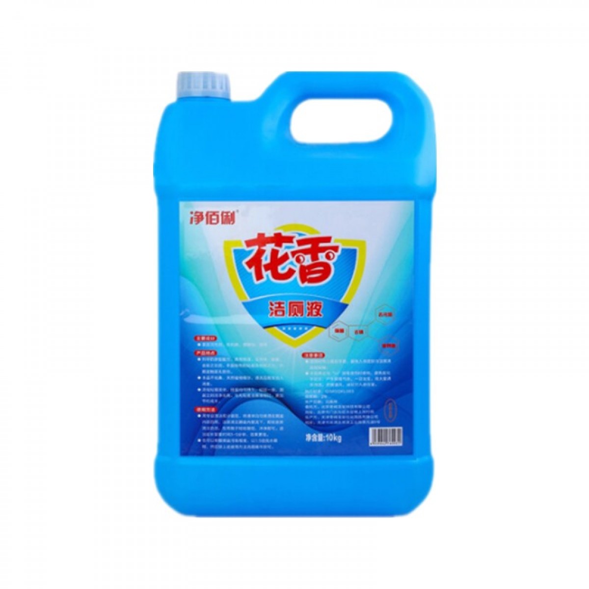 净佰俐 （JINGBL） 花香洁厕剂10kg*2桶/箱 家庭单位酒店餐厅 大桶洁厕灵洁厕液 强力去污不伤瓷釉(新老包装随机）