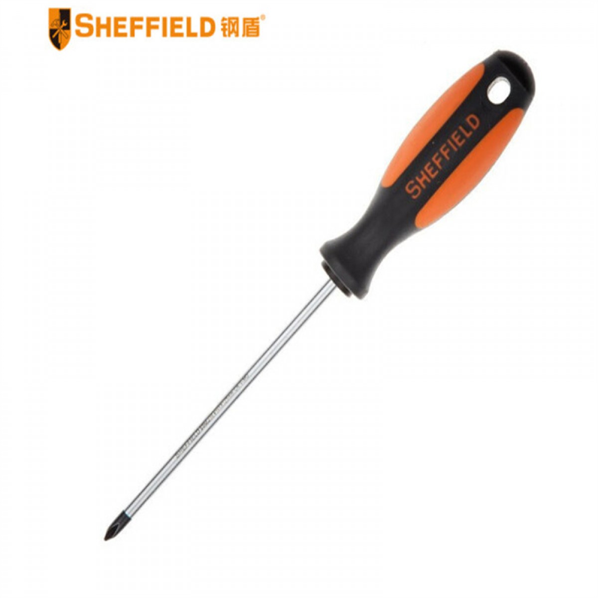 钢盾 SHEFFIELD S056208 双色柄十字螺丝批PH1X125mm 10把起订 单位：把