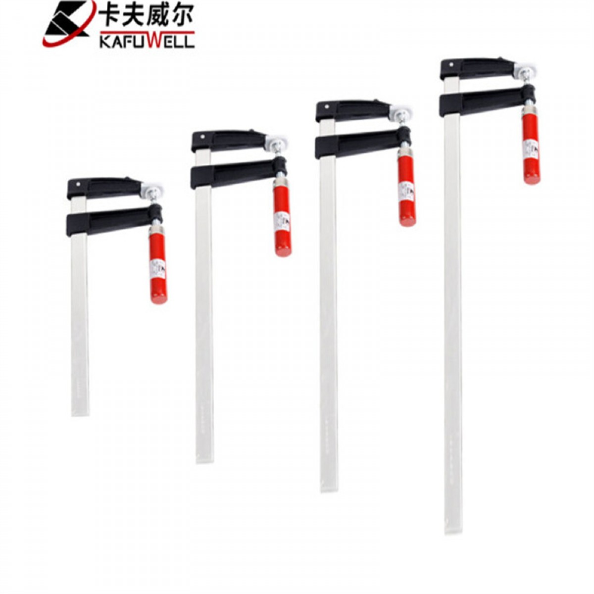 卡夫威尔 木工F夹钳木工夹子夹具固定工具固定夹压板压紧器模具夹木工工具120*300mm FJ2001 3个起订 单位：个