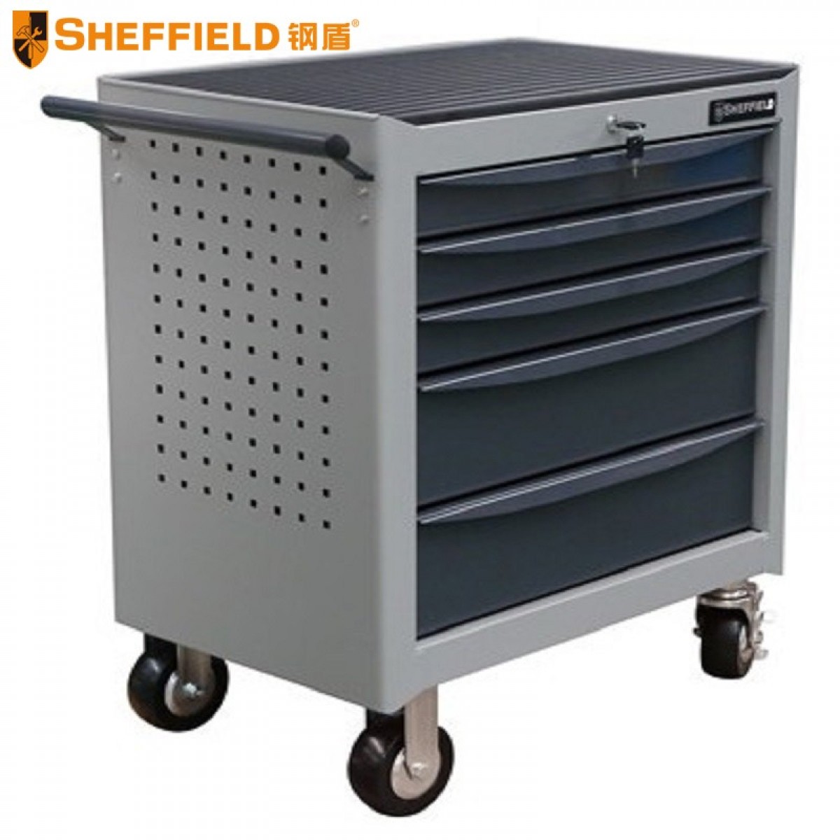 钢盾 SHEFFIELD S025011 五金工具5抽屉工具车工具推车 S025011