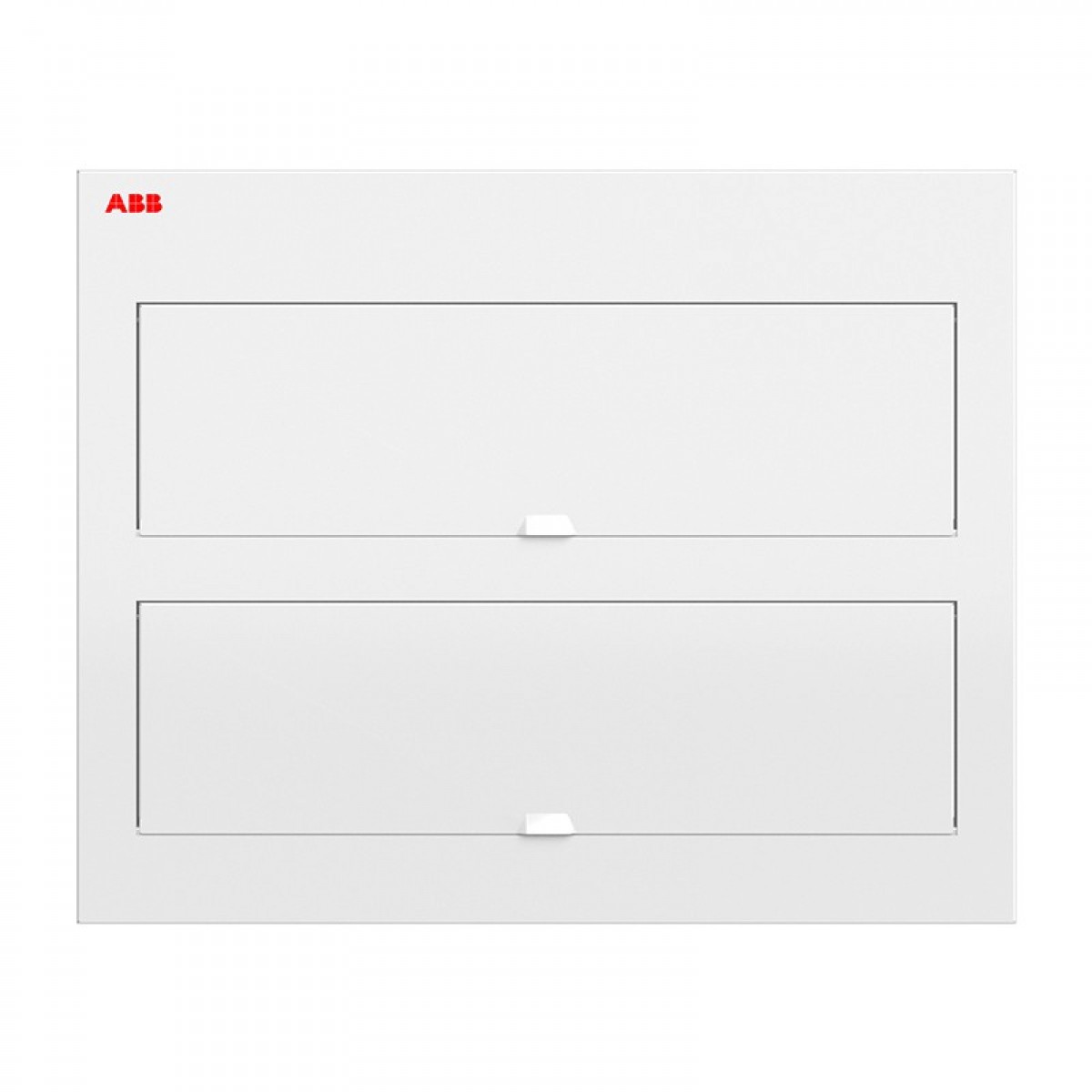ABB配电箱 38回路暗装强电箱家用布线箱 颖致系列 金属面盖 白色 YI-FM-2-19W 单位：个