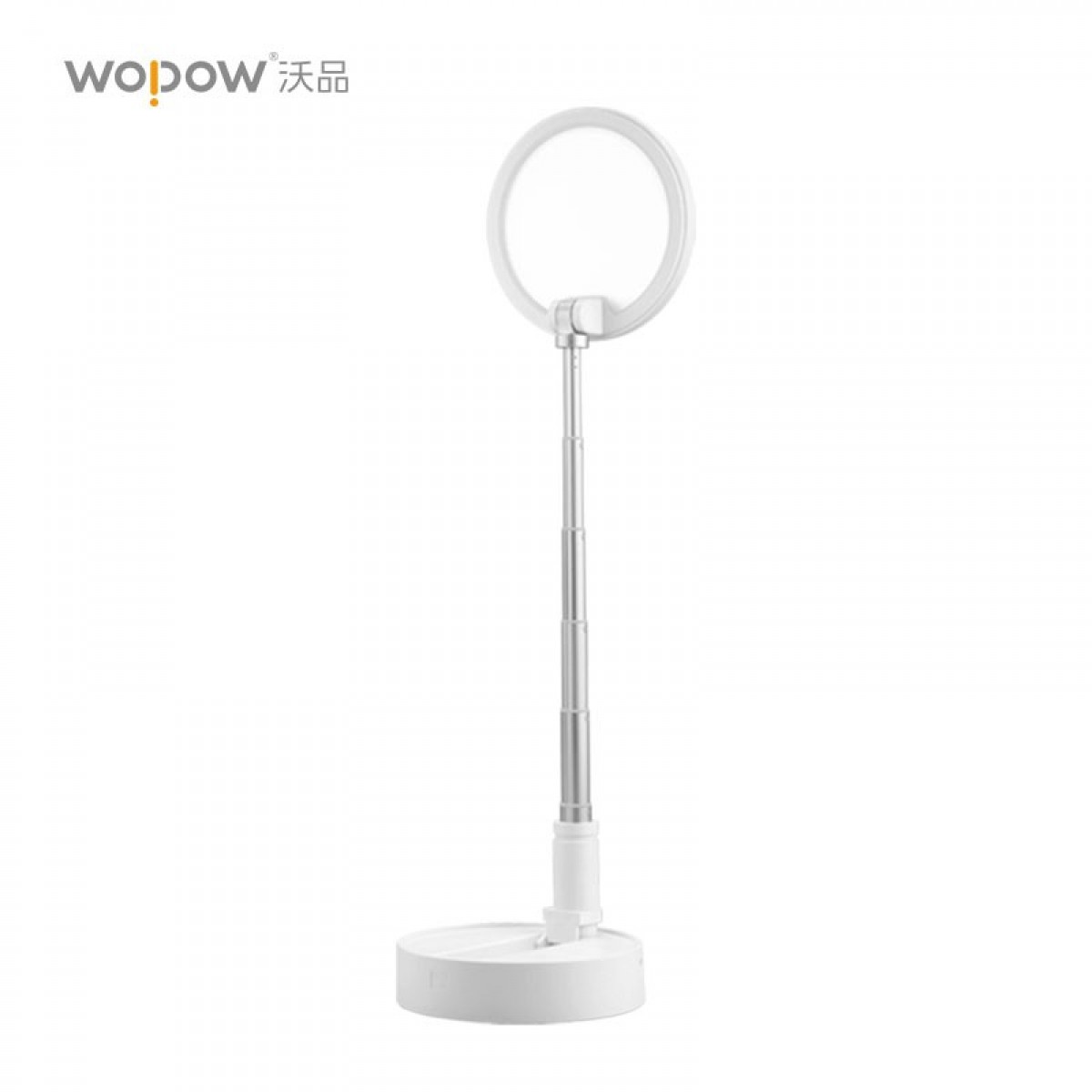 沃品（WOPOW）台灯可伸缩式LED台灯工作绘图插电式伸缩折叠灯TD12 白色