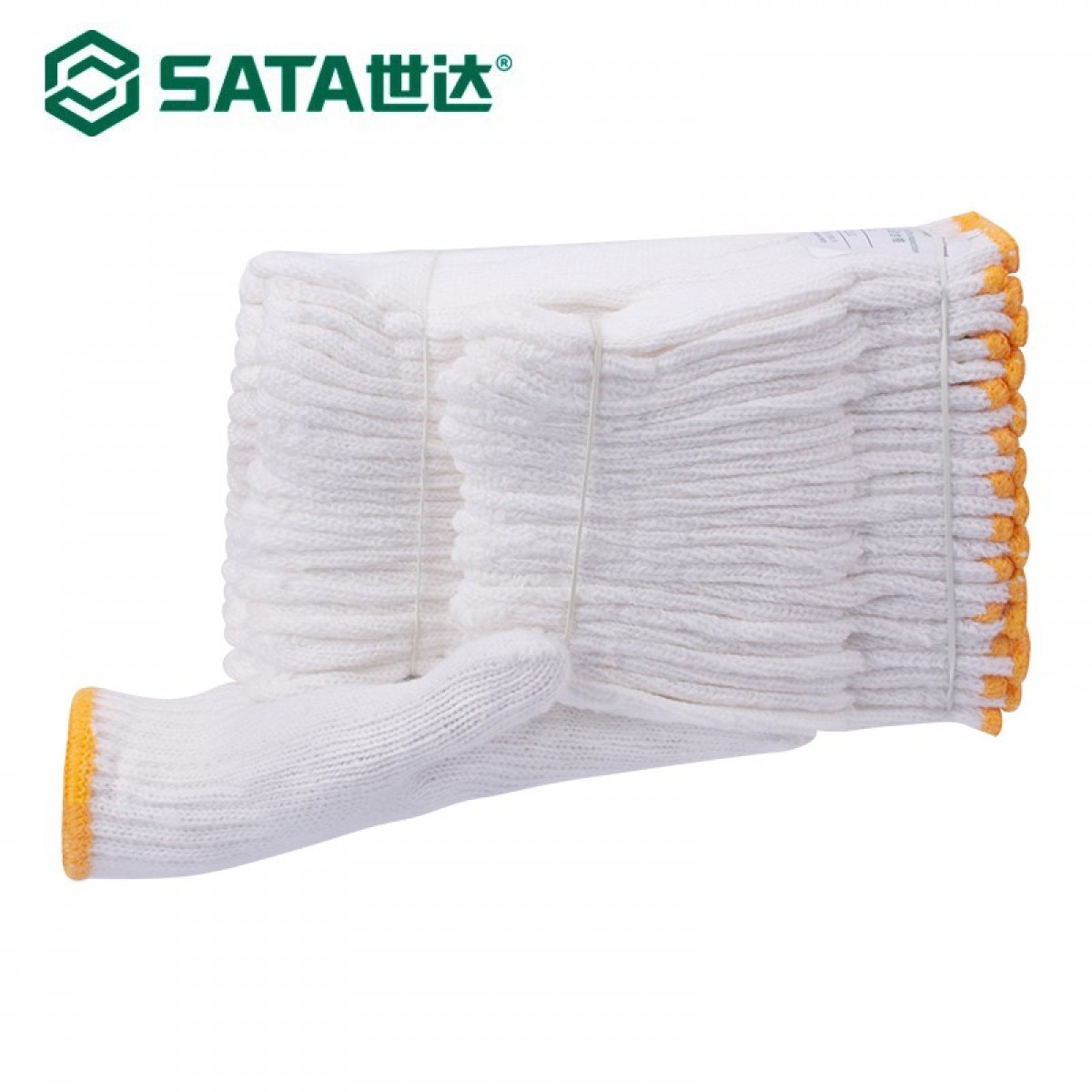 世达 SATA 冬季款纱线手套(12副/打） ASF0003 白色 均码 现货