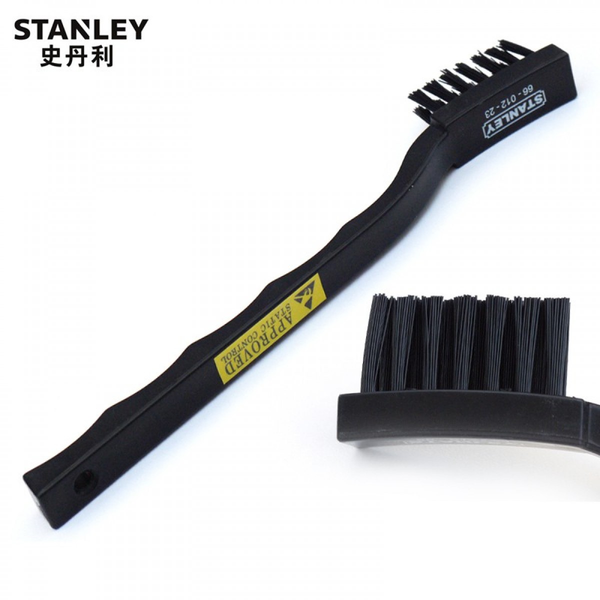 史丹利/STANLEY 小型直柄防静电刷子 除尘小刷子 直柄排刷笔形牙刷型毛刷清洁刷电路小刷子 可定制 66-012-23