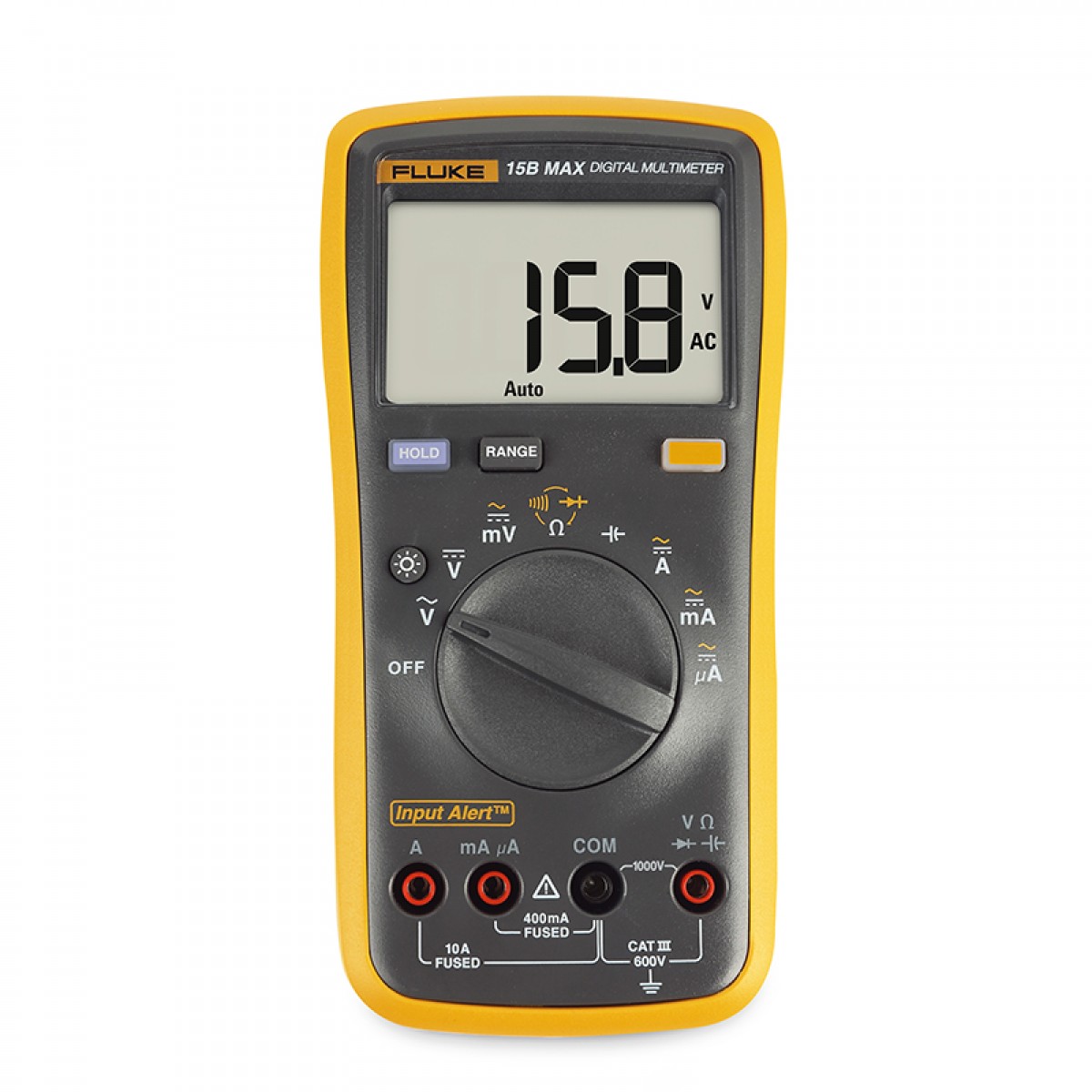 福禄克（FLUKE）15B MAX数字万用表 高精度智能电工表万能表 多用表 FLK-15BMAX-01