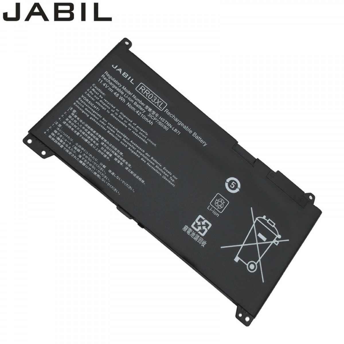 JABIL适用HP惠普ProBook 430G4 440G4 450G4 430G5 440G5 战Zhan66 Pro G1 RR03XL笔记本电池