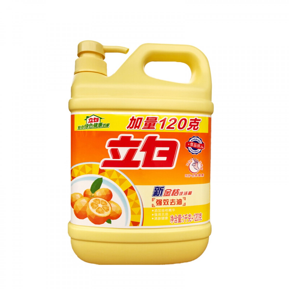 立白 1kg+120g 新金桔 洗洁精 计价单位:瓶