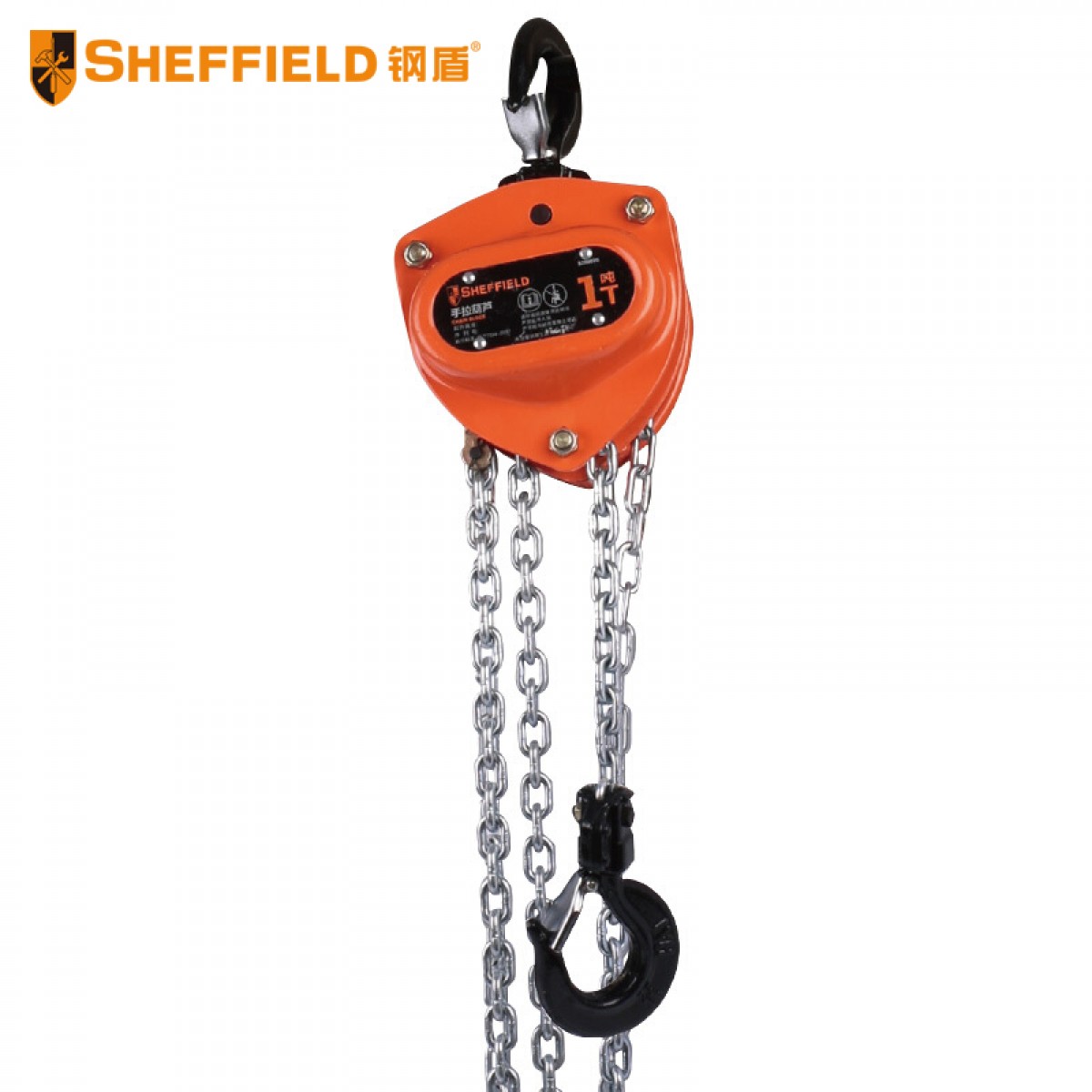 钢盾 SHEFFIELD S200051 手拉葫芦 3T*6M