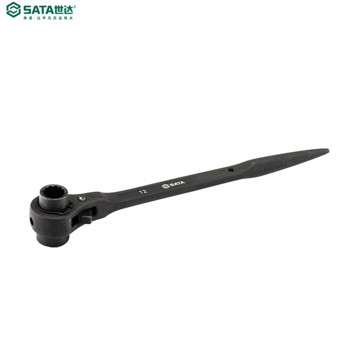 世达（SATA）多功能扳手手动工具 双口尖尾棘轮扳手22x24MM 47319 单位：把