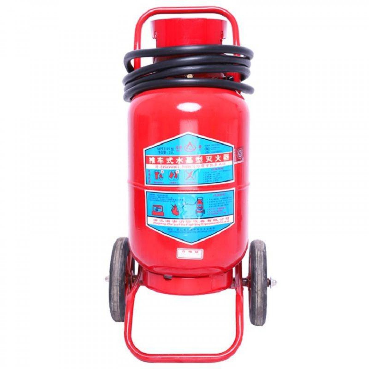 星浙安 灭火器 水基型灭火器25升 商用厂房用 环保推车式水基灭火器25L MPTZ/25 单位：具