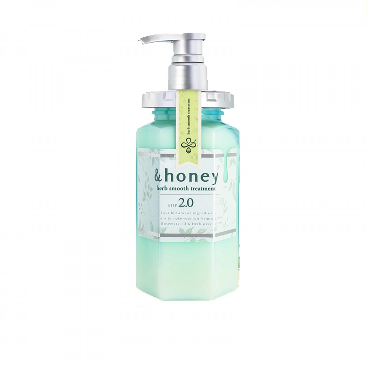 安蒂花子（&honey）日本原装进口植物精粹头皮护理护发素改善毛躁干枯 柔顺护发男女通用润发乳445g瓶