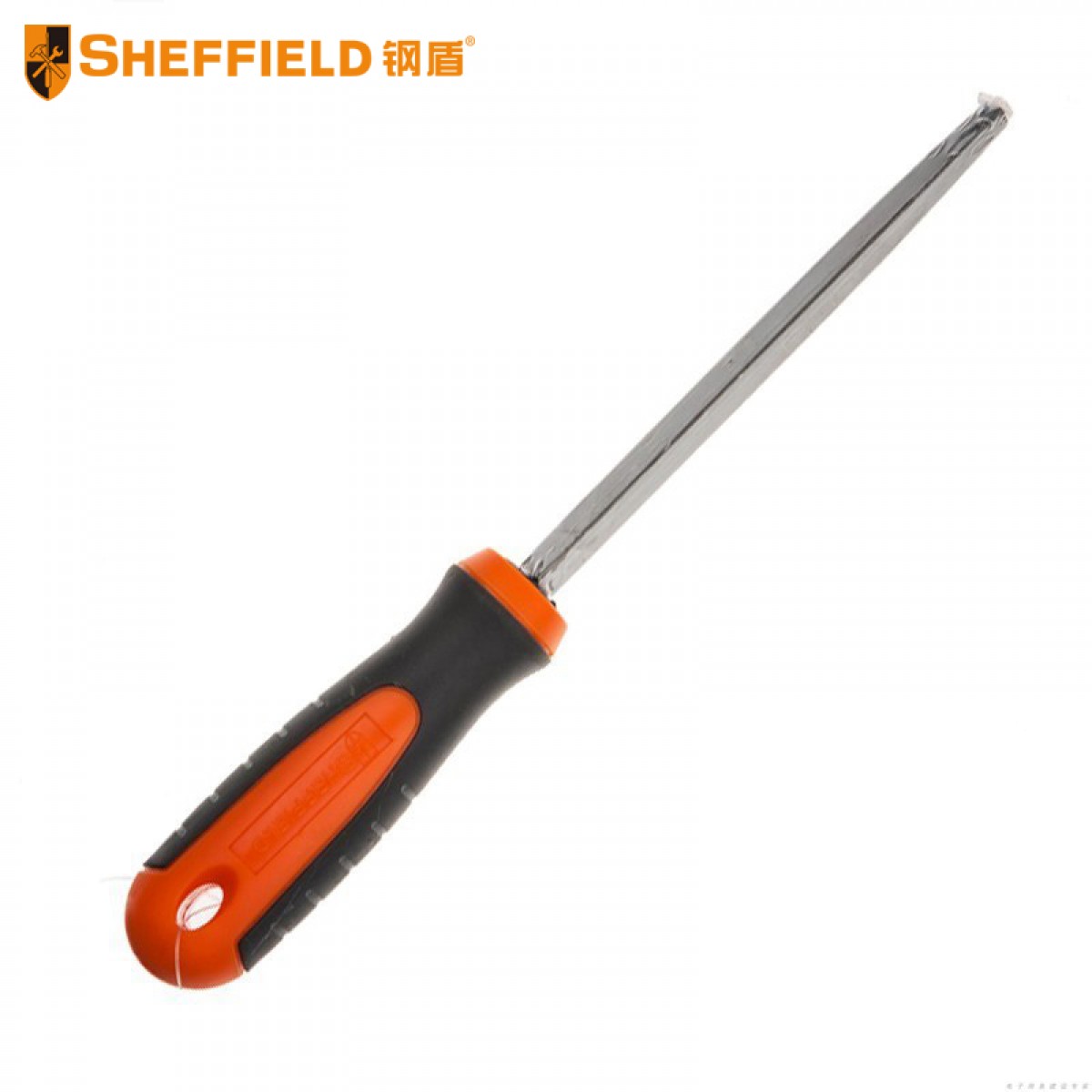 钢盾  SHEFFIELD S099402  细齿三角锉8英寸 锉刀钢锉金属木工矬子 磨铁戳刀 钳工挫刀