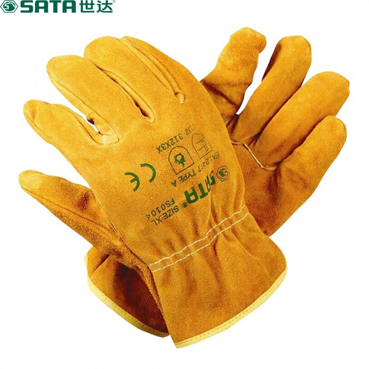 世达（SATA）FS0104 全皮手套XL