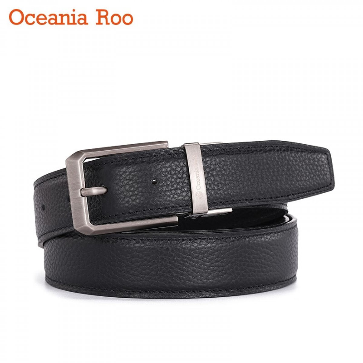OCEANIA ROO针扣休闲皮带DS-BL9008 黑色 单位：条