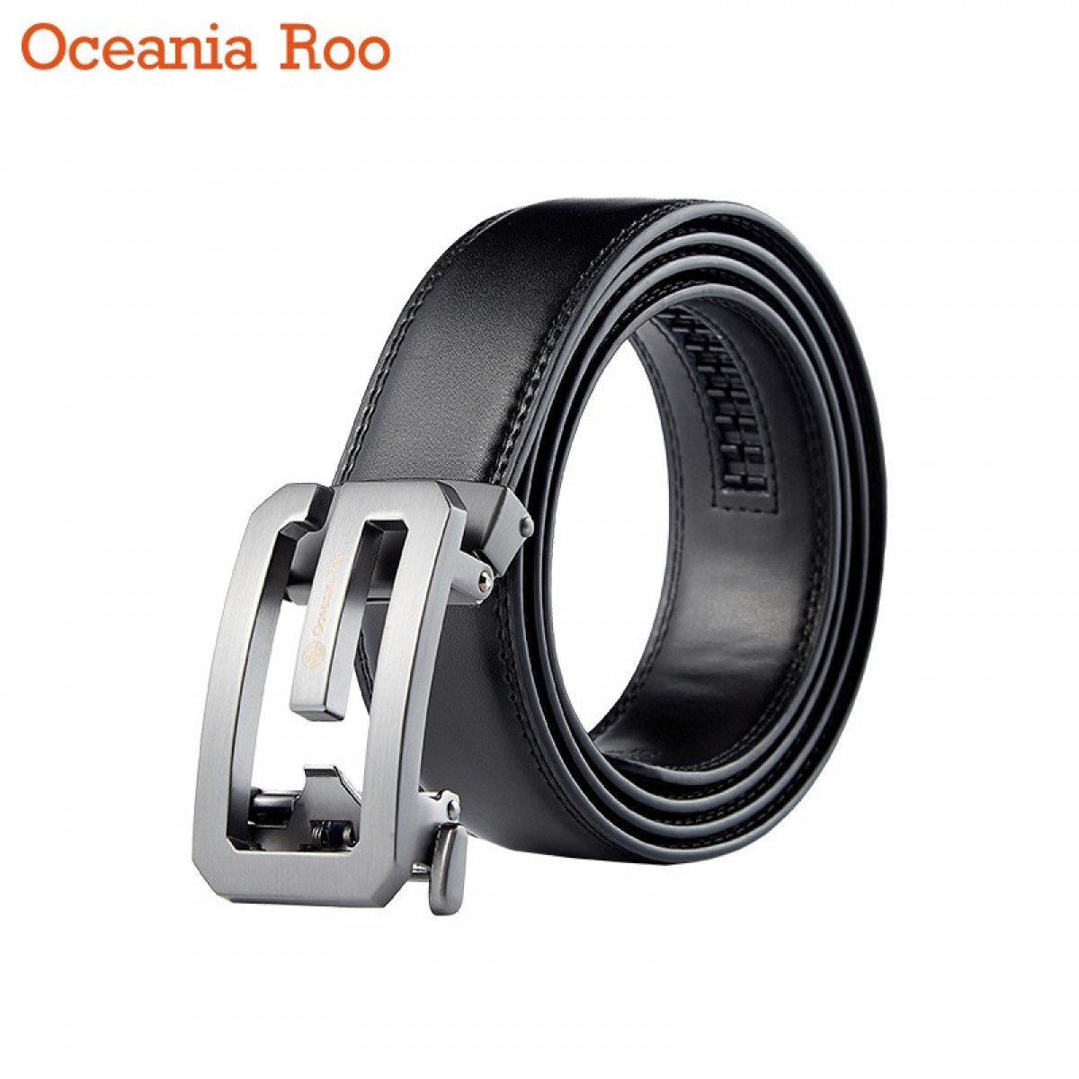 OCEANIA ROO自动扣休闲皮带 DS-BL806 枪黑色 单位：条