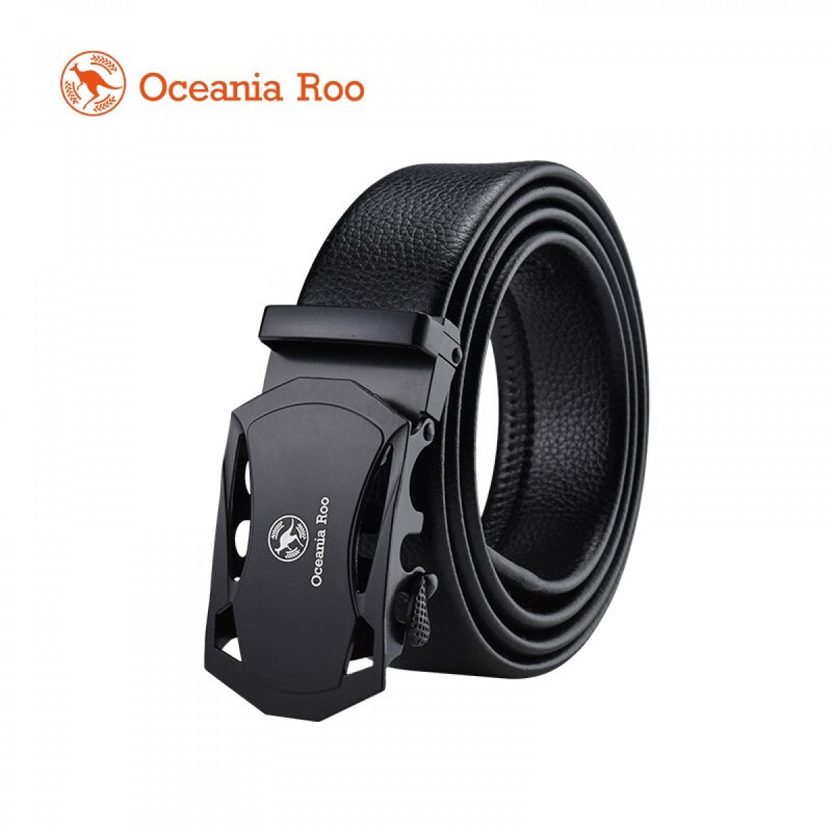 OCEANIA ROO自动扣休闲皮DS-BL9004 黑色 单位：条